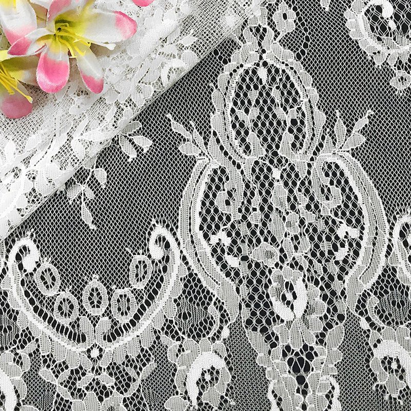 Lace Fabric Nylon Thread Wave Nylon for Bridal Wholesale Supplier 4